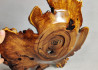 Handcrafted Wooden Bowl Russian Olive Burl Wood